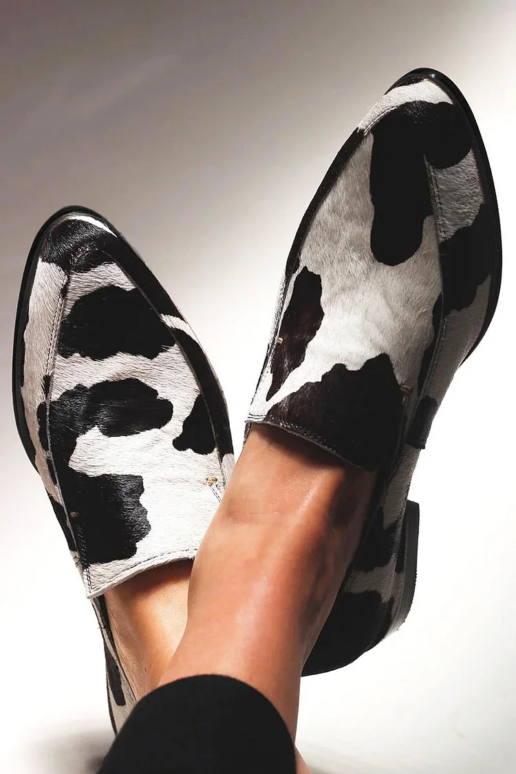 Becca - Printed Moccasin Shoes