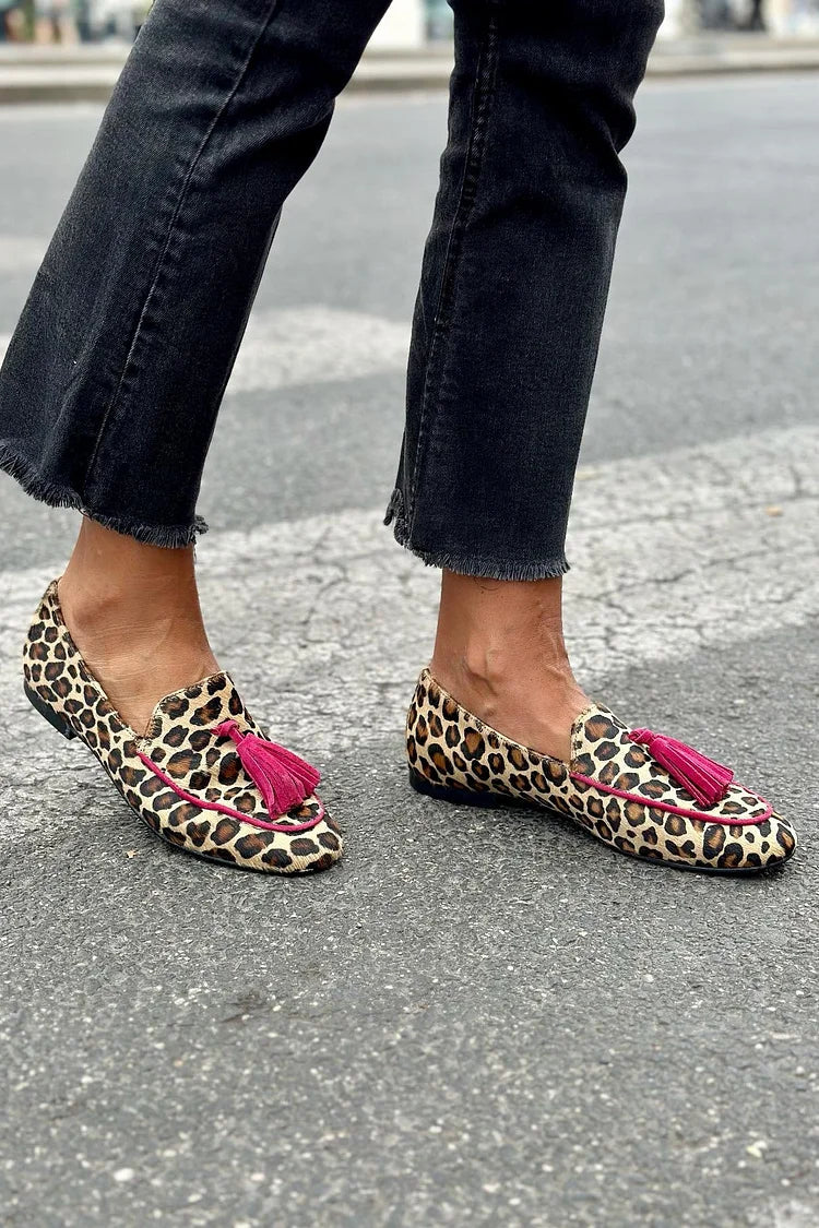 Rihanna - Leopard Print Loafers