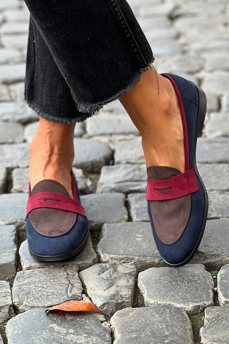 Sylvie - Bicolour Elegant Moccasin