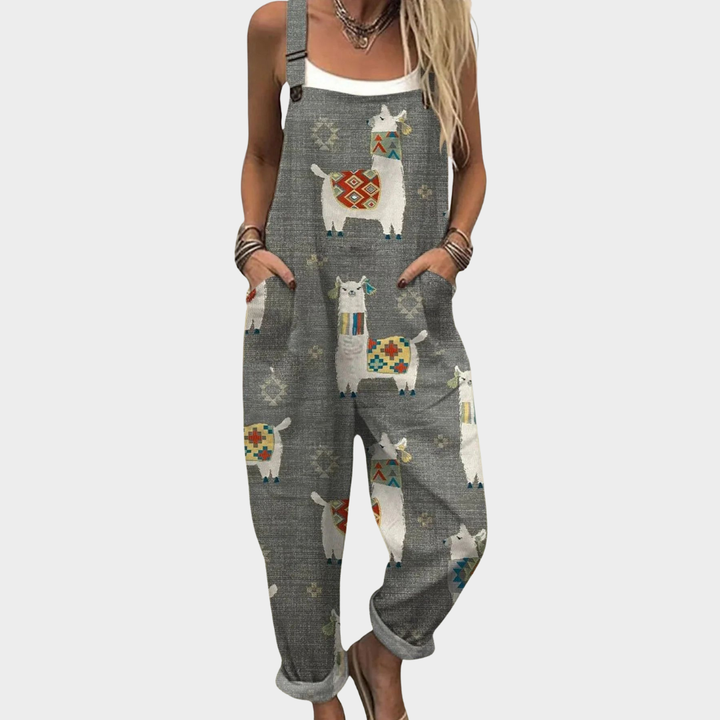 Stone | Grey Bohemian Llamas