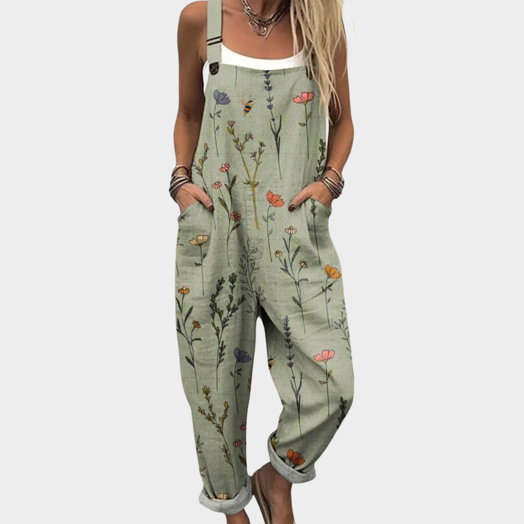 Truus | Sage Flower Dress