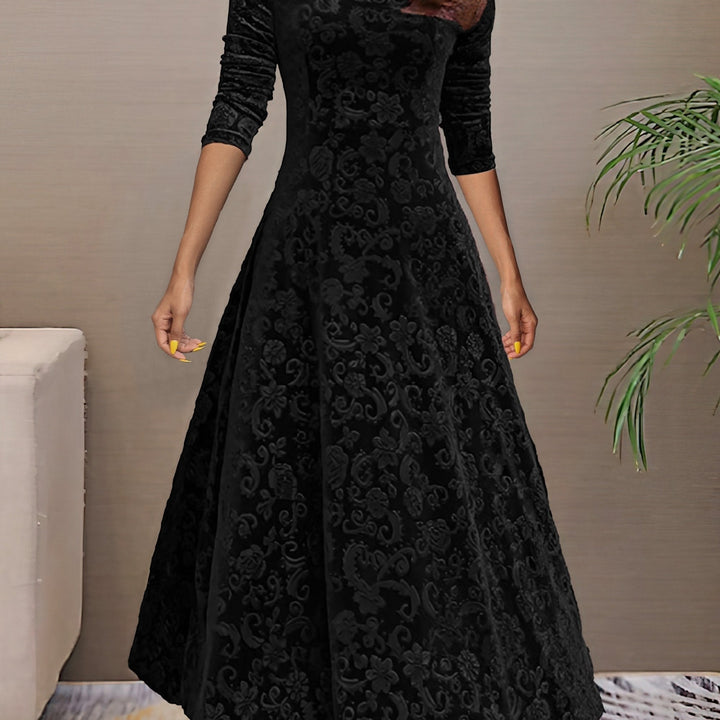 Carine | Elegant Velvet Dress for the Holidays