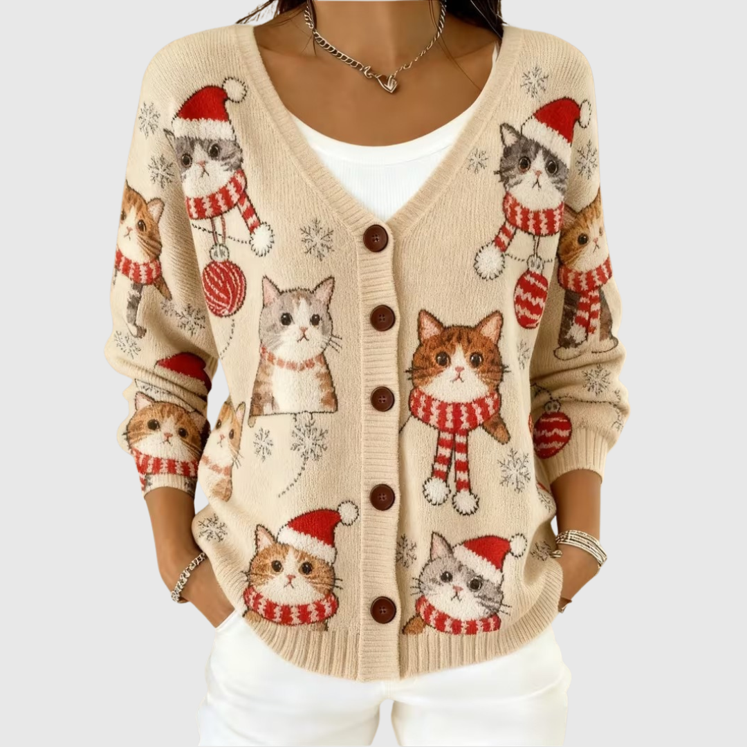 Coby | Comfortable Knitted Cardigan with Buttons