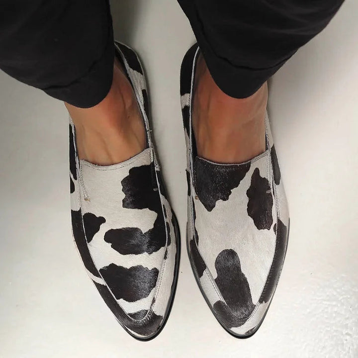 Becca - Printed Moccasin Shoes
