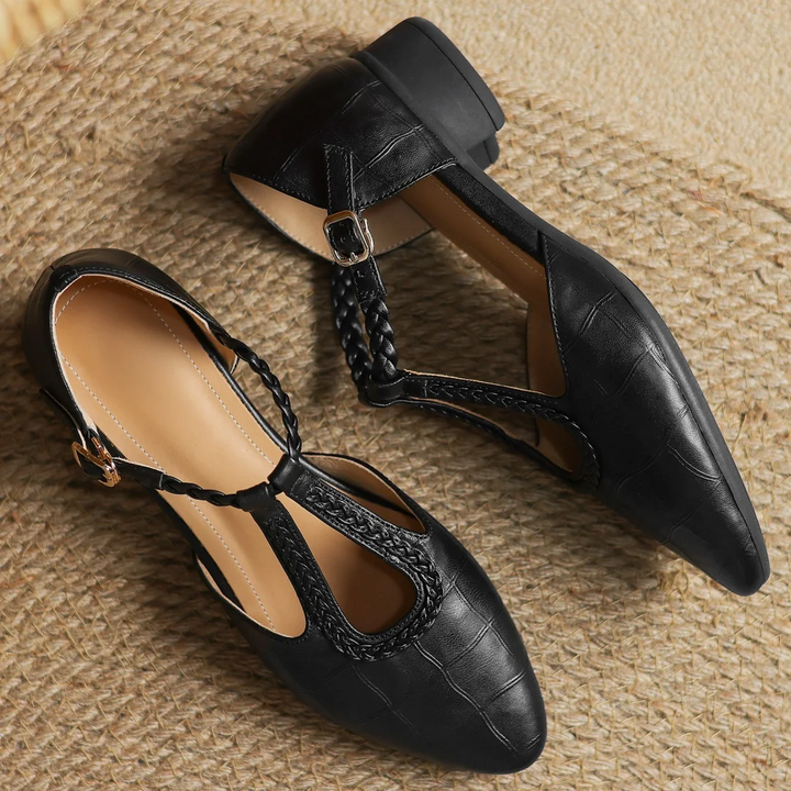 MARIEKE | LEATHER MARY JANES