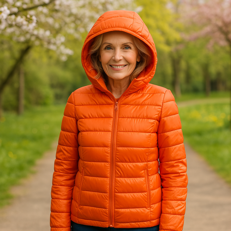 Sara | Mid-Season Jacket, Orange