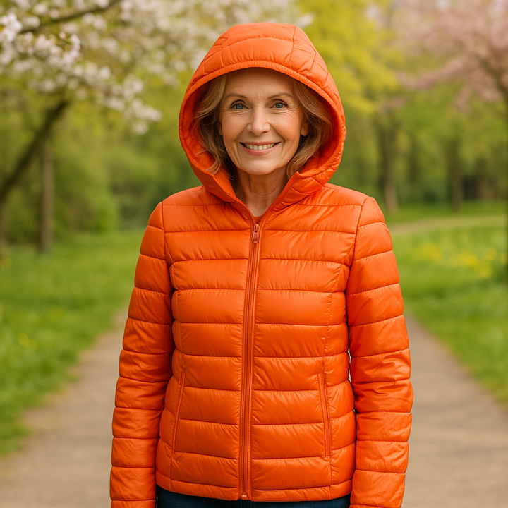 Sara | Mid-Season Jacket, Orange