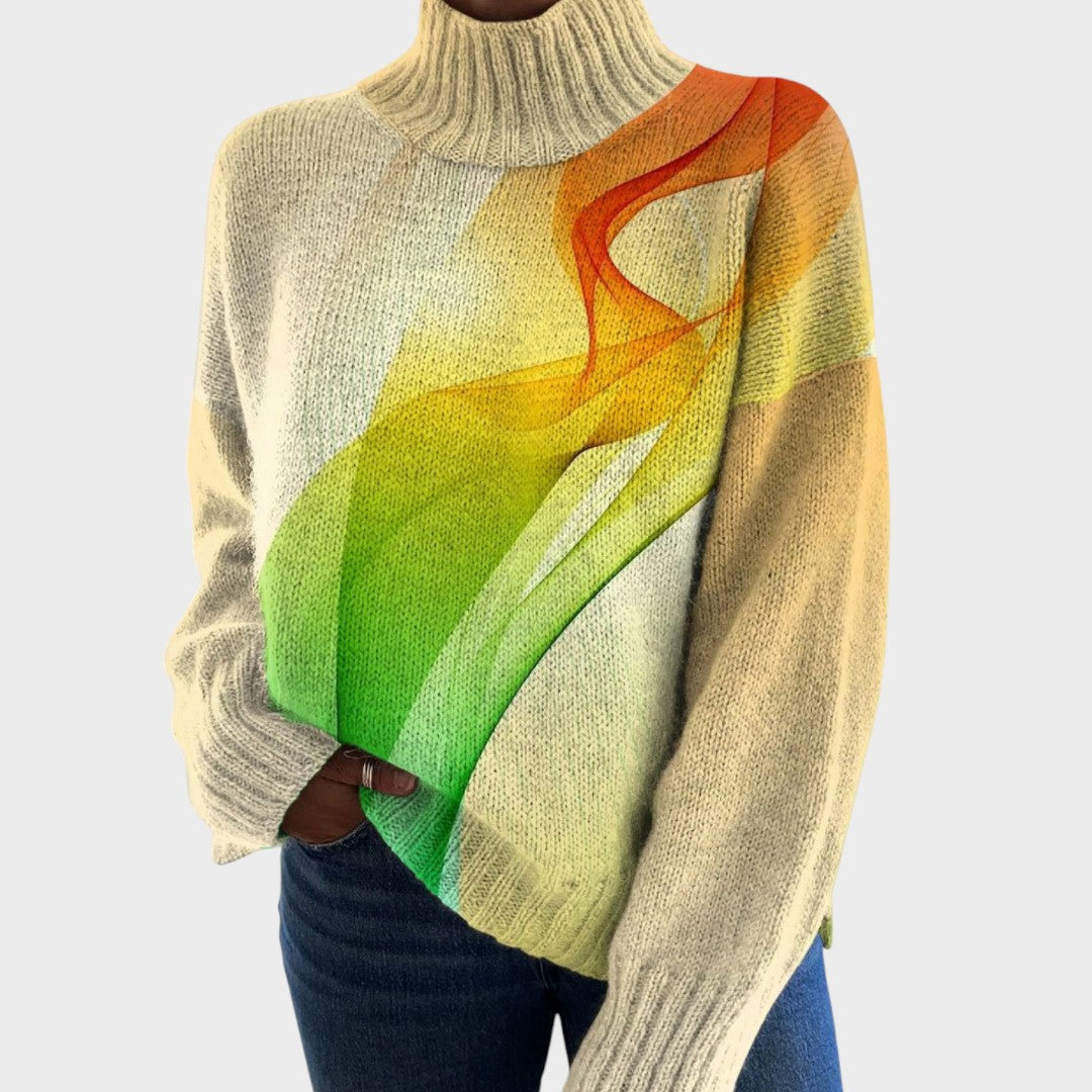Bianca - Artistic Knitted Jumper