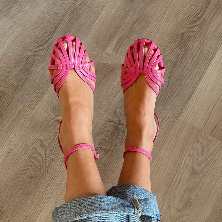 "Vittoria | Sandalen met Gouden Sieraden"