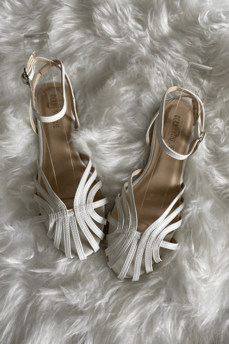 "Vittoria | Sandalen met Gouden Sieraden"