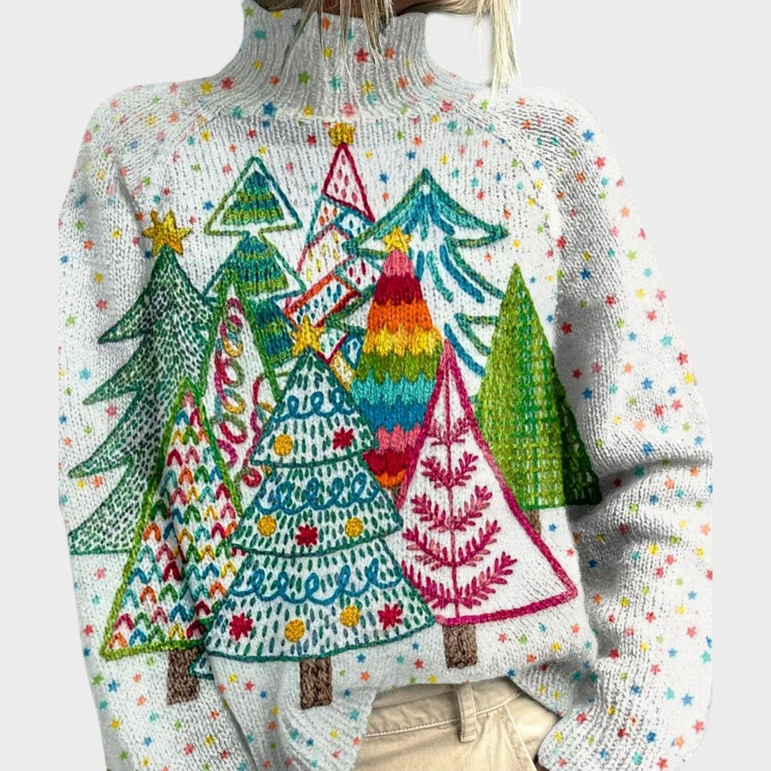 Sara - Artistic Knitted Jumper