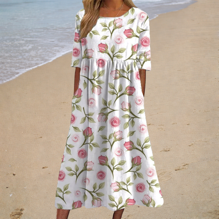 Thais - Long, flowing, chic and comfortable dress