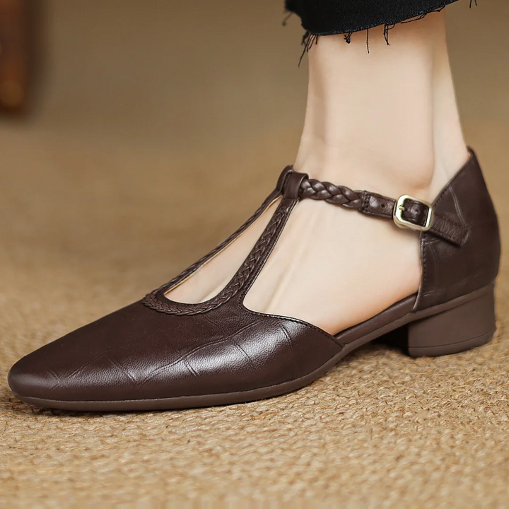 MARIEKE | LEATHER MARY JANES