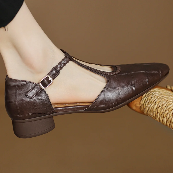 MARIEKE | LEATHER MARY JANES