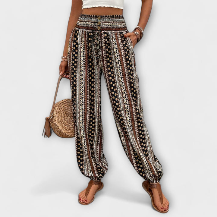 Wanda | Trousers with Ethnic Print