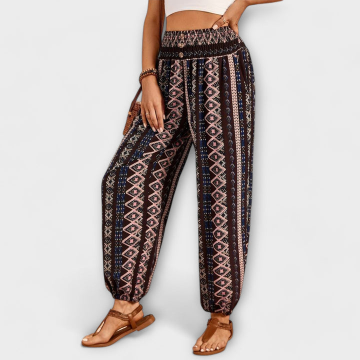 Wanda | Trousers with Ethnic Print