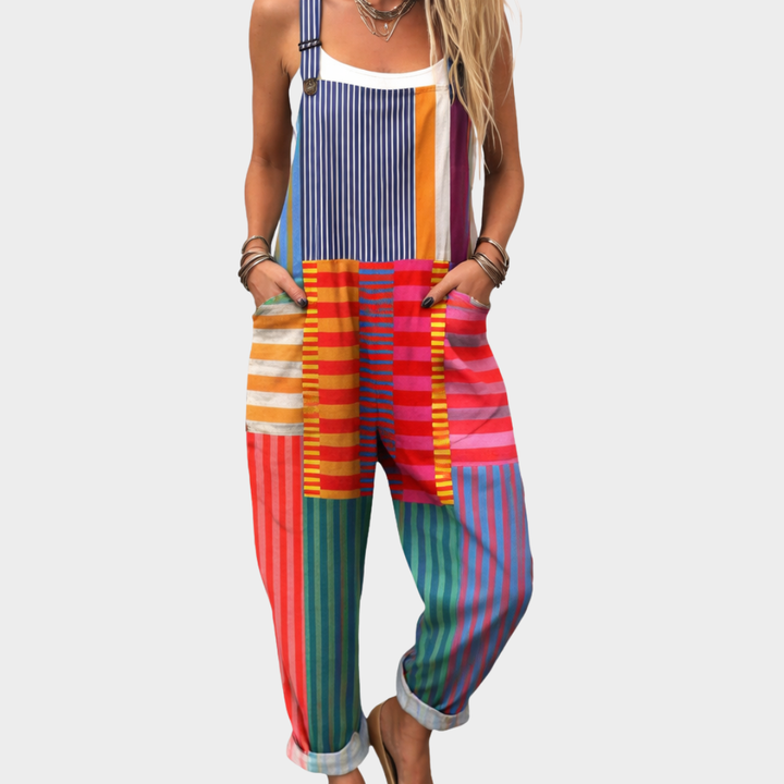Manon | artistic colourful stripes with light