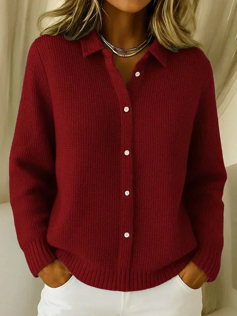 Marieke | Structured Jumper with Buttons