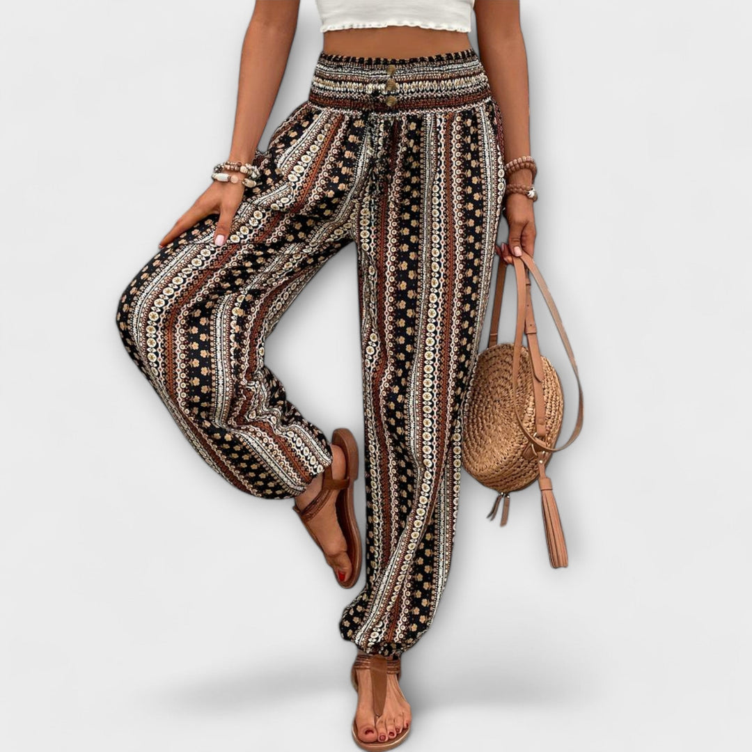 Wanda | Trousers with Ethnic Print