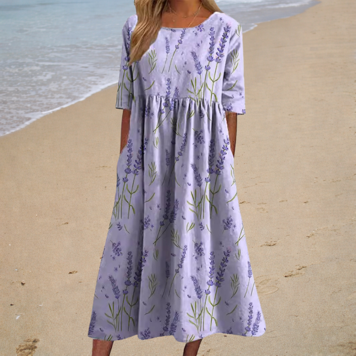 Thais - Long, flowing, chic and comfortable dress