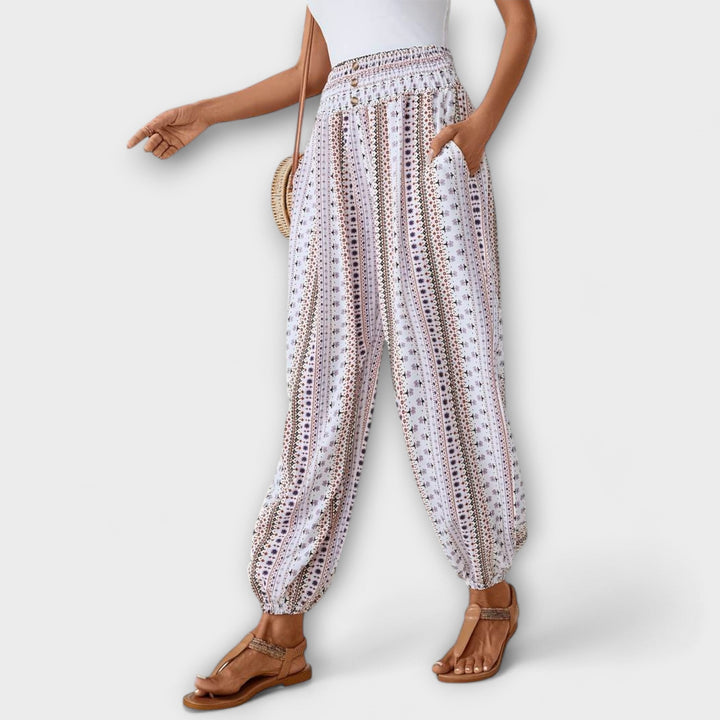 Wanda | Trousers with Ethnic Print