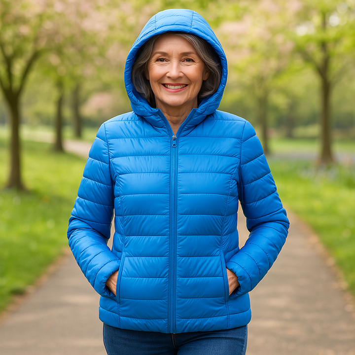 Tess | Transitional Jacket, Sky Blue