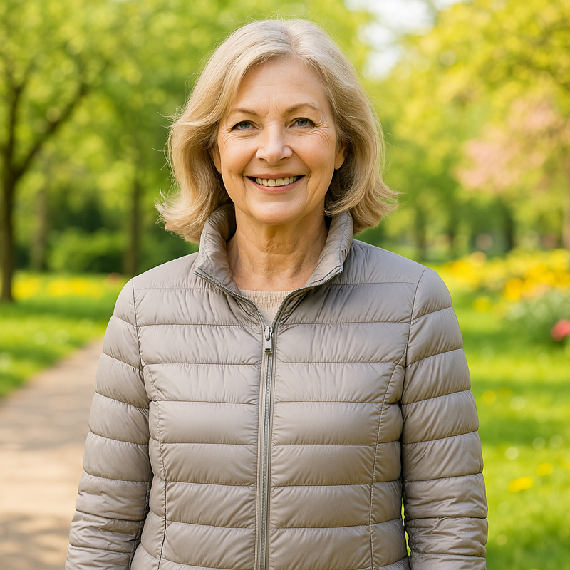 Saskia | Mid-Season Jacket, Grey