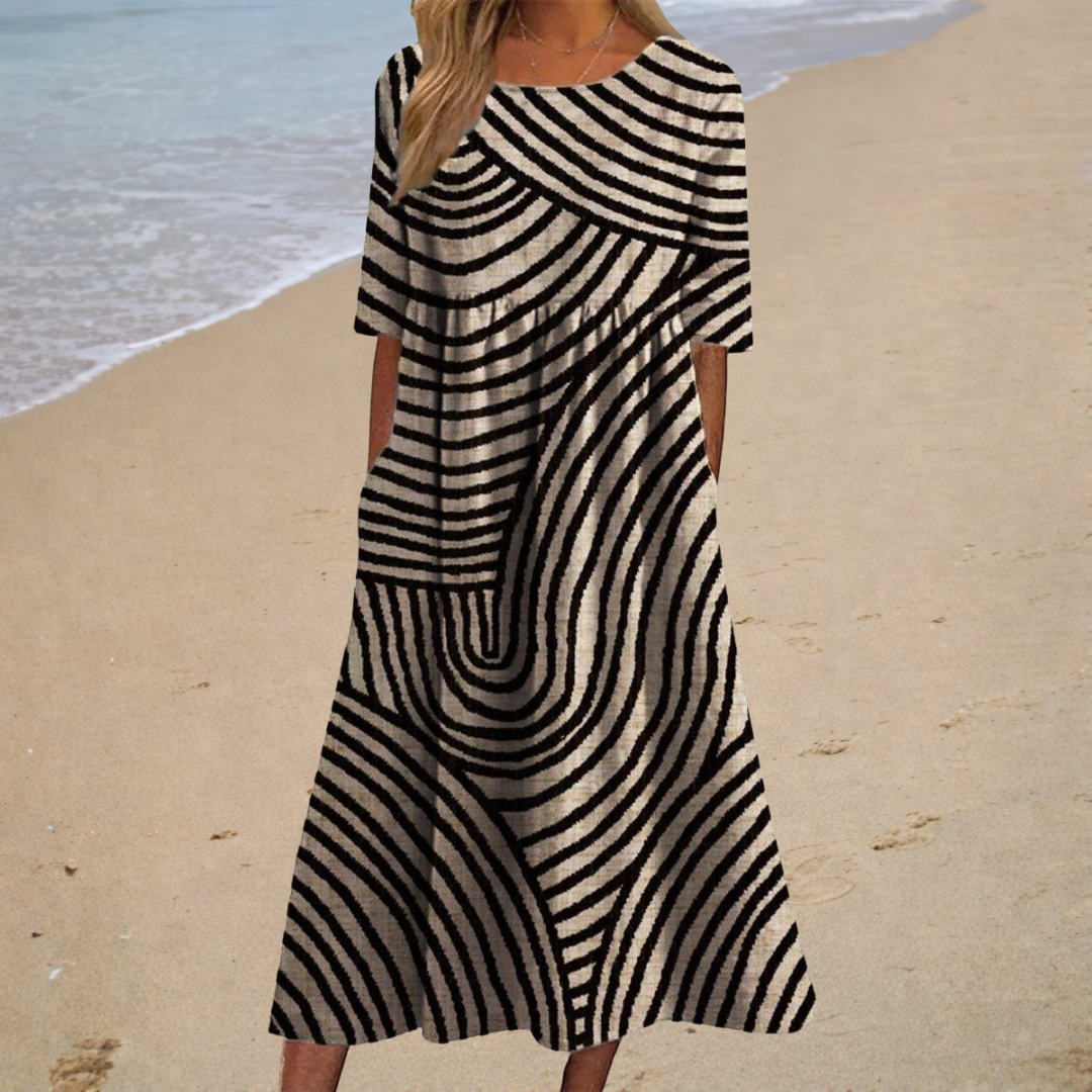Thais - Long, flowing, chic and comfortable dress