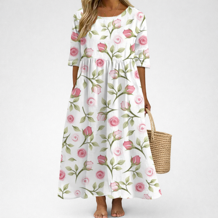 Thais - Long, flowing, chic and comfortable dress