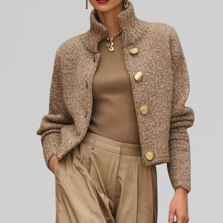 Edie | Tailored Mixed Wool Coat