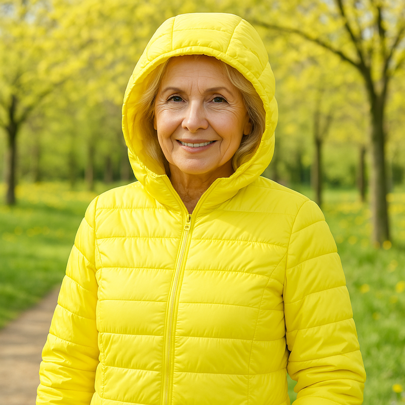 Noor | Mid-layer jacket, yellow