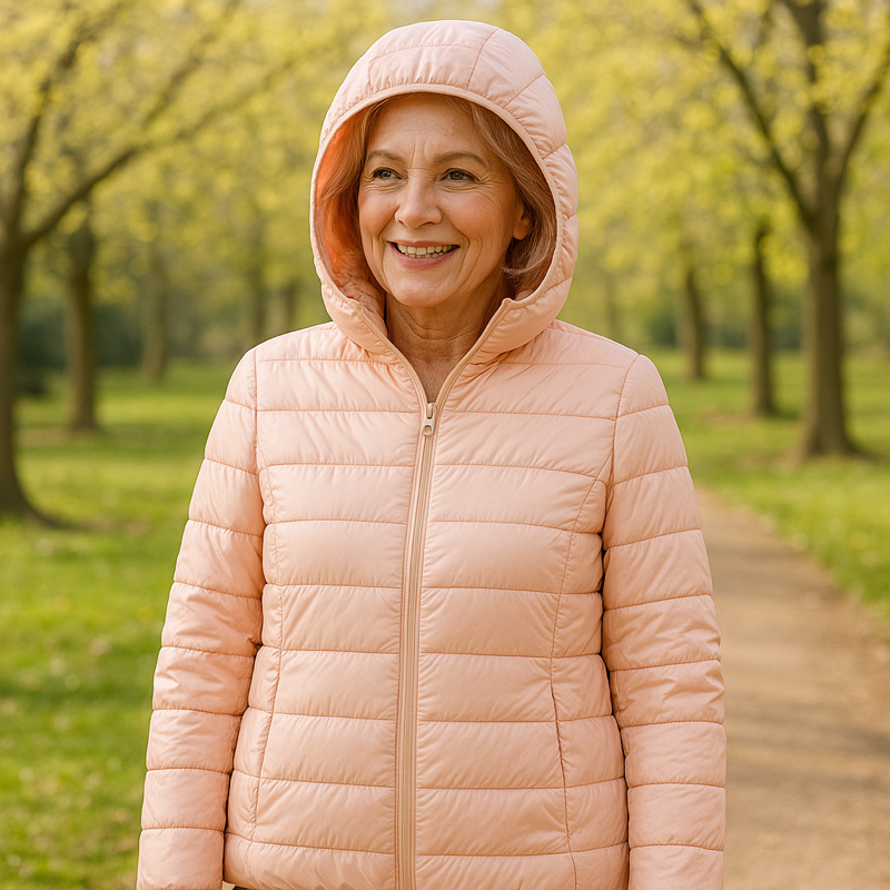 Emma | Mid-Season Jacket, Light Pink
