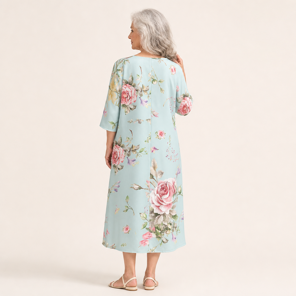 Rosalie - Long, flowing, chic and comfortable dress