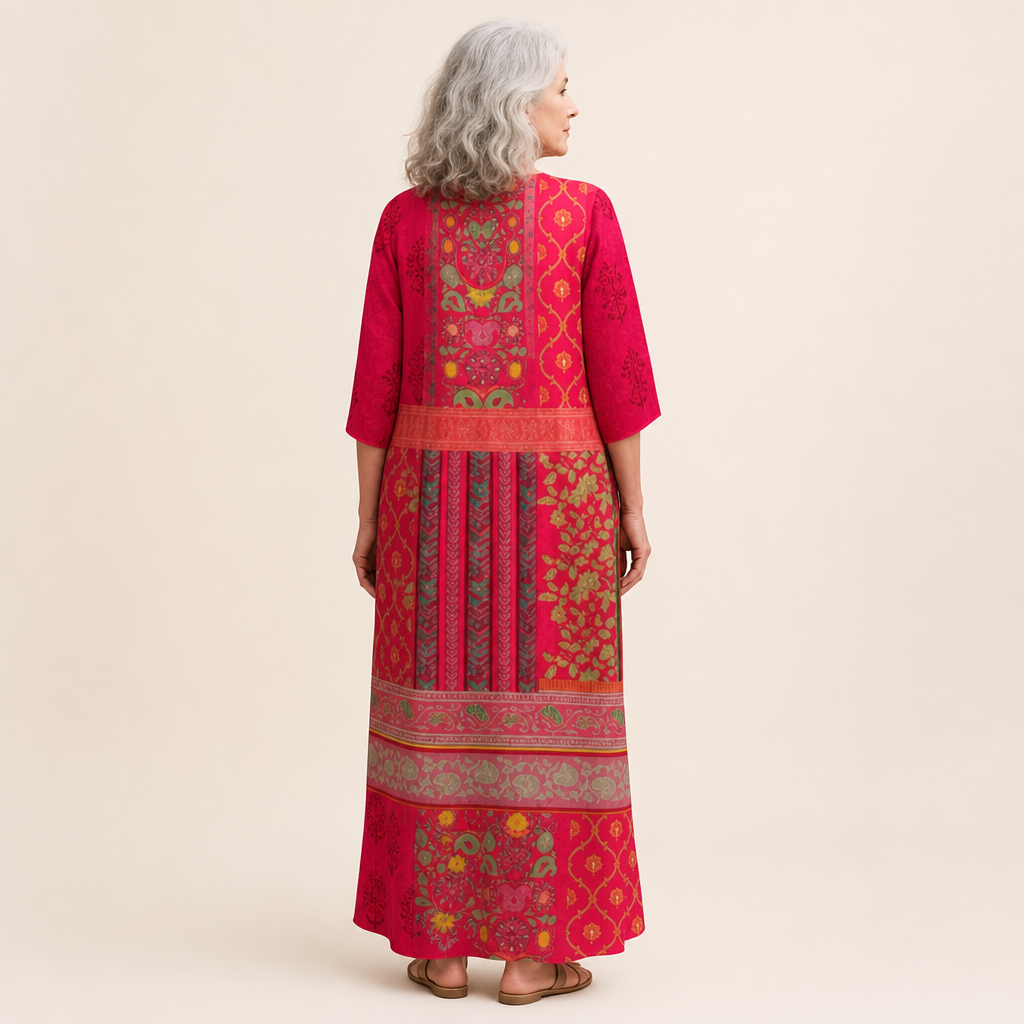 Iris - Long, flowing, chic and comfortable dress