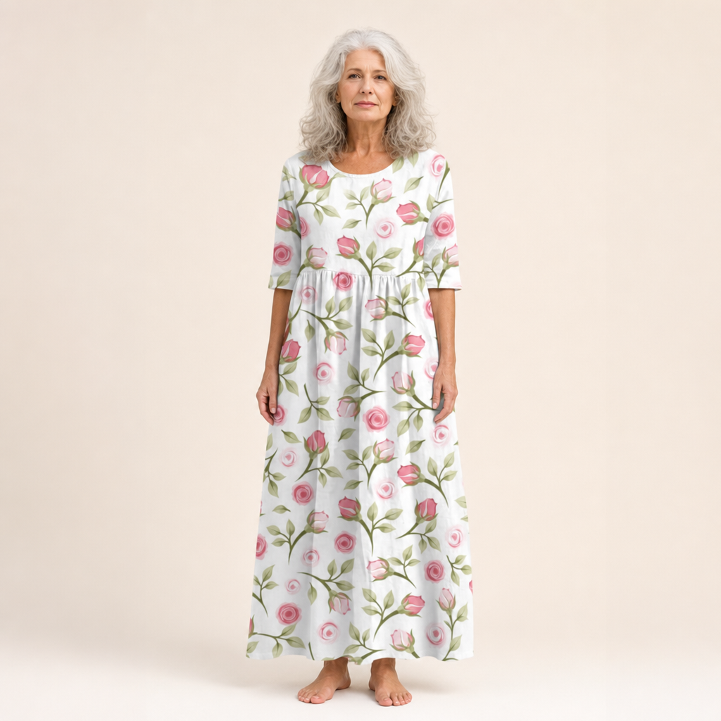 Thais - Long, flowing, chic and comfortable dress