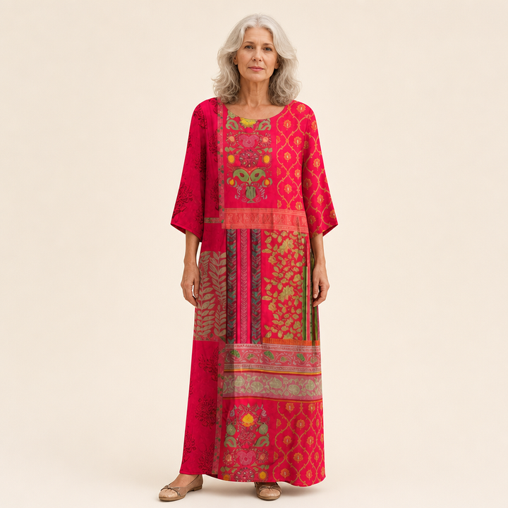 Iris - Long, flowing, chic and comfortable dress