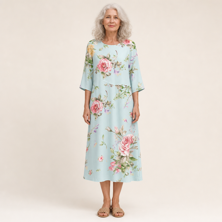 Rosalie - Long, flowing, chic and comfortable dress