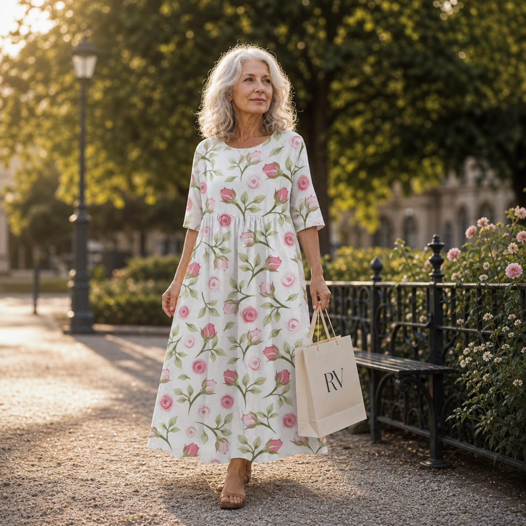 Thais - Long, flowing, chic and comfortable dress