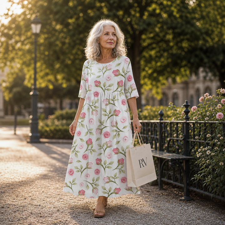 Thais - Long, flowing, chic and comfortable dress