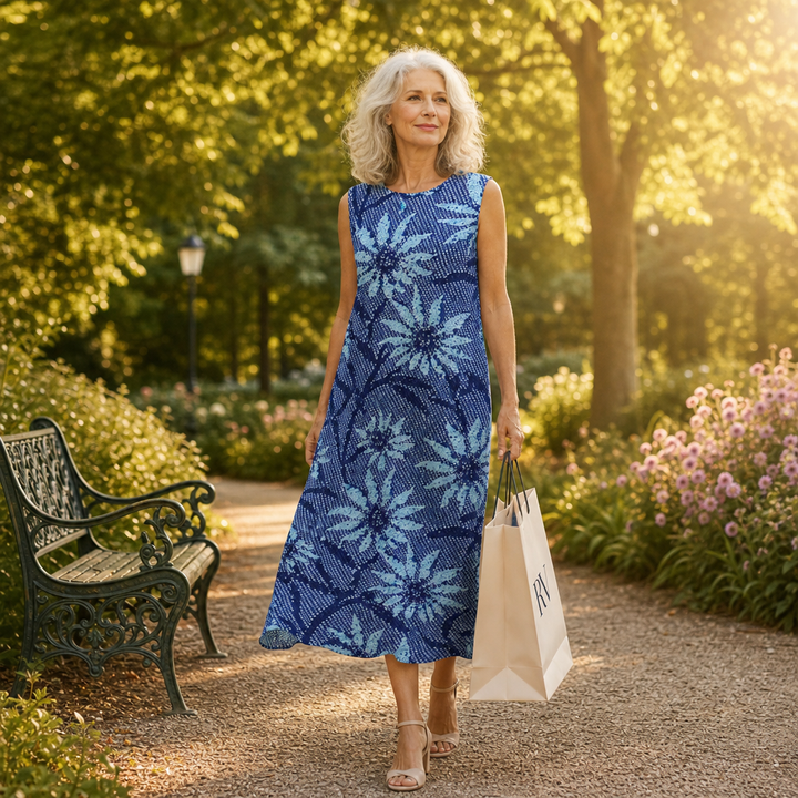 Adelaide - Comfortable Summer Dress Without Sleeves