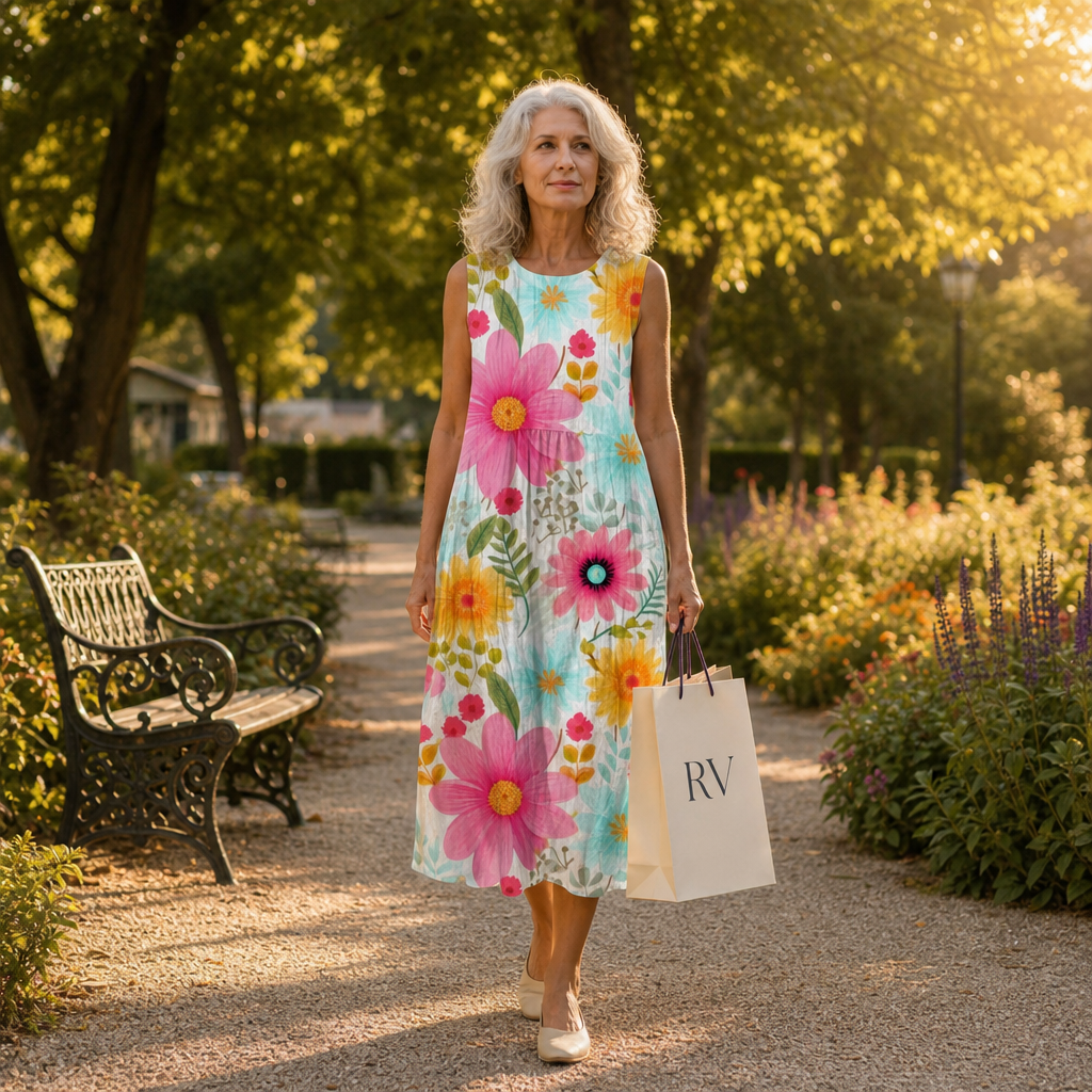 Manon - Comfortable Summer Dress without Sleeves