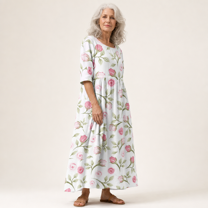 Thais - Long, flowing, chic and comfortable dress