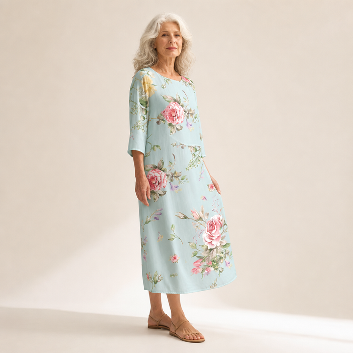 Rosalie - Long, flowing, chic and comfortable dress