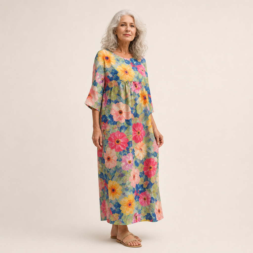 Solène - Long, flowing, chic and comfortable dress