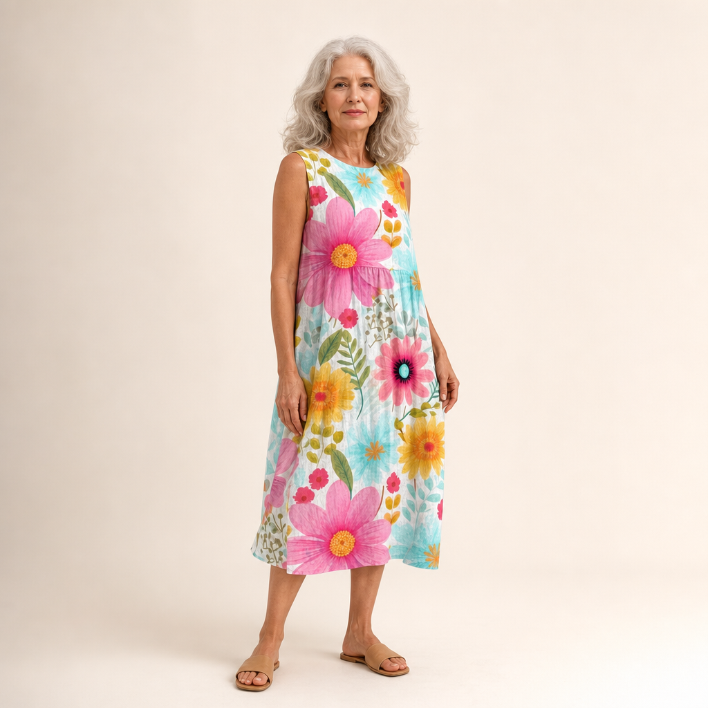 Manon - Comfortable Summer Dress without Sleeves
