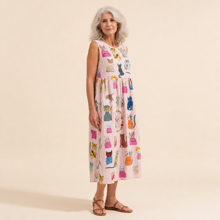 Océane - Comfortable Sleeveless Summer Dress