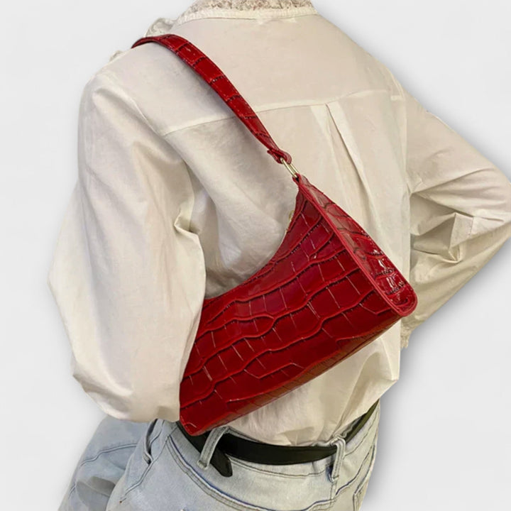 Leonore | Glossy Leather Bag