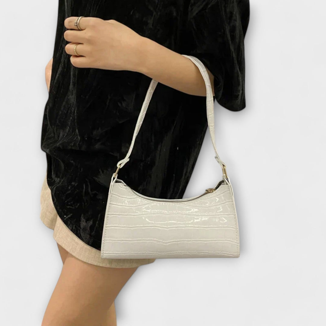 Leonore | Glossy Leather Bag