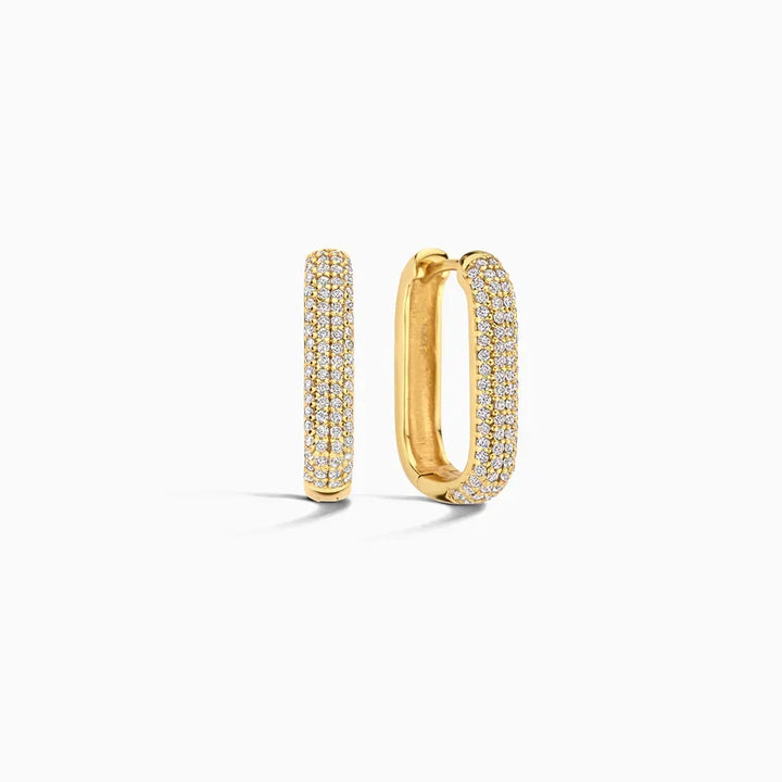 Iconic Pavé Hoop Earrings