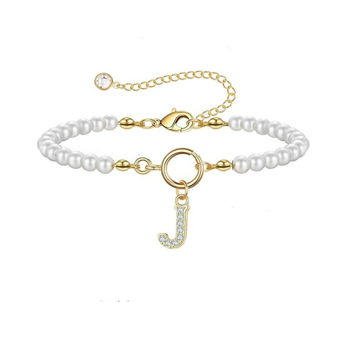 Auden Key Letter Bracelets | Gold